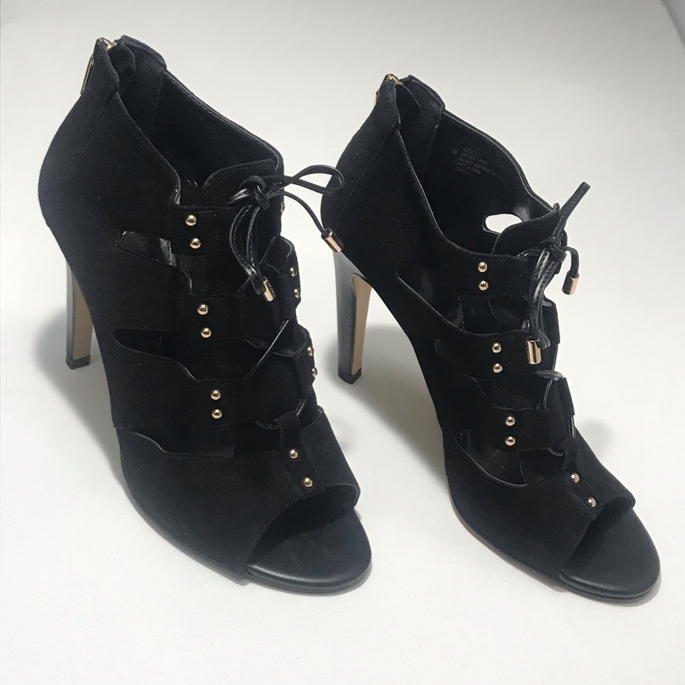 ISOLA Leather Cage Peep Toe Heels